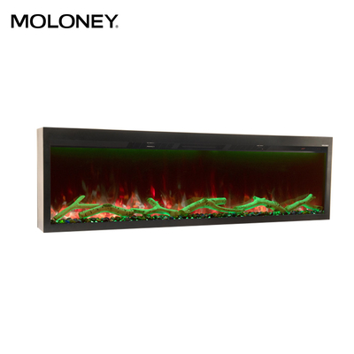 79inch 2000mm Freestanding Electric Fireplace Digital LED Tech Easy Installation