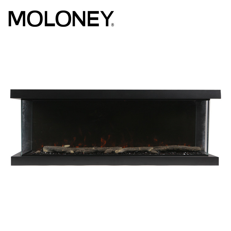60'' 1800mm 3 Side View Living Room Electric Fireplace  No Heating